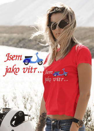 Tričko pro milovníky skútru - Skútr 1