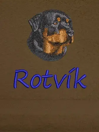 Osuška pes - Rotvajler