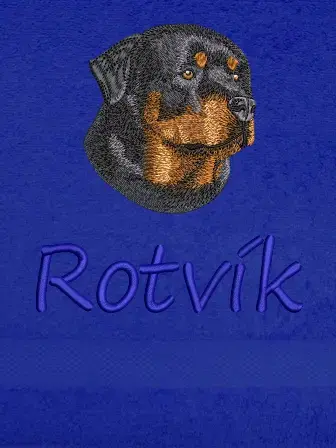 Ručník pes - Rotvajler