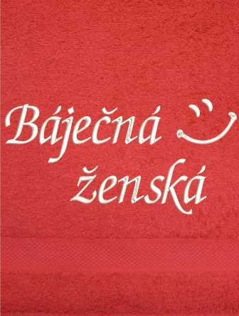 Ručník vtipná - Báječná ženska