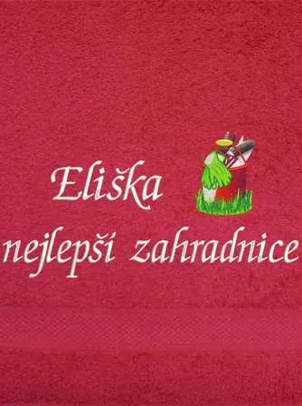 Osuška pro zahradnici - Nejlepší zahradnice