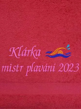 Osuška sport pro plavce-Nejlepší plavec, plavkyně