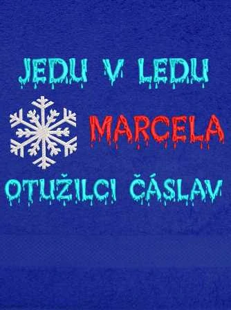 Osuška pro otužilce - Jedu v ledu