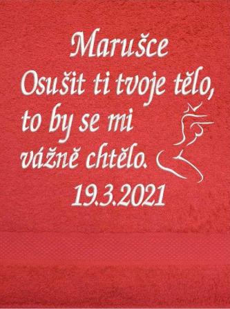 Osuška-Osušit ti tvoje tělo, to by se mi vážně chtělo ona.