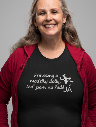 Tričko čarodějnice -Princezny a modelky konečně došly, teď už jsem na řadě já