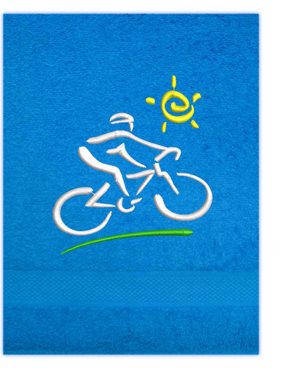 Osuška sport-Cyklista se sluníčkem