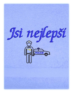 Ručník-Policajt jsi nejlepší