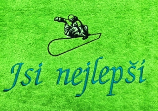 Osuška sport pro snowboard-Jsi nejlepší snowboard