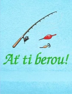 Ručník pro rybáře - Ať ti berou! prut