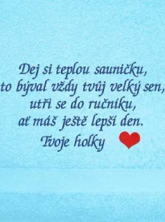 Ručník - Srdíčko 4